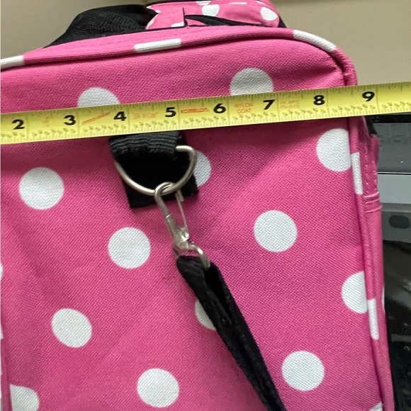 Pink Polka Dot Rockland Tote Bag - Picture 11 of 14